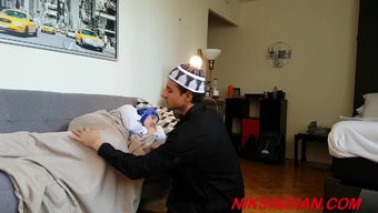 大雞巴的穆斯林男子在...
