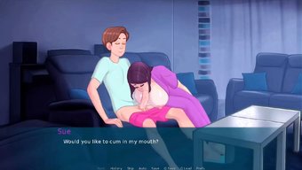 继妹和继母联手热辣口交