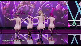 青春美少女和英雄联盟...