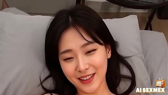 性感的韩国妹子在家里...