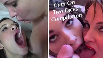 射在两个女孩身上:精...