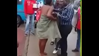 裸体女士在尼日利亚被...