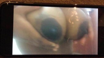 大胸部的业余妻子黑人...