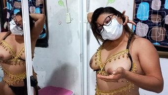 大学女孩与继父和他的...