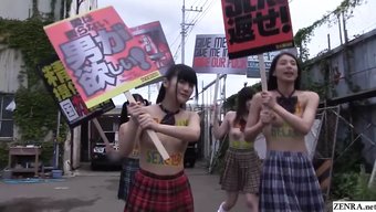 日本女学生掌控了这个...