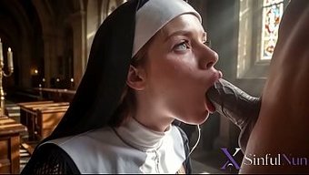 当红发修女第一次尝试...