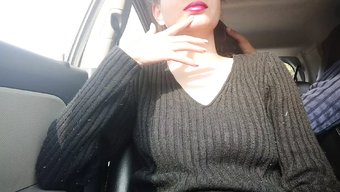 肮脏的户外手淫,与一...