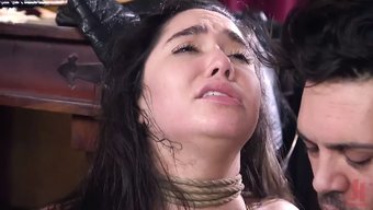 肛交捆绑和粗暴的性玩具