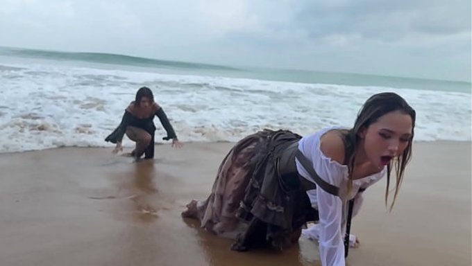 The Brave Pirate Is Having An Adventures With A Girl With Big Natural Tits