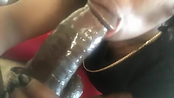 黑人业余爱好者的嘴巴被操