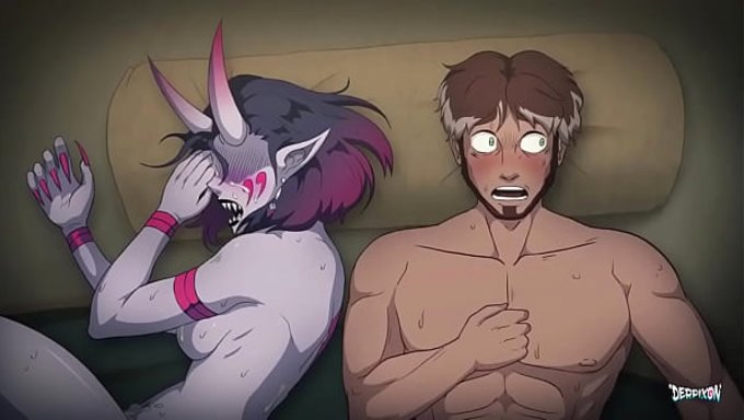 一个有魔力的男人在幻想世界里和妹子疯狂做爱