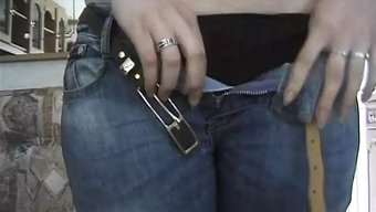 捷克业余棕发女郎ju...