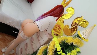新年夜的惊喜:继女的...