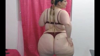 美丽的胖女人屁股:艺术品