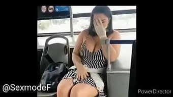 公车上的大自然乳房:...