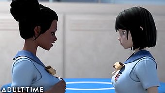 与继妹和她的学生朋友...