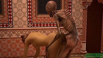 亡灵的快感。3d恐怖色情片